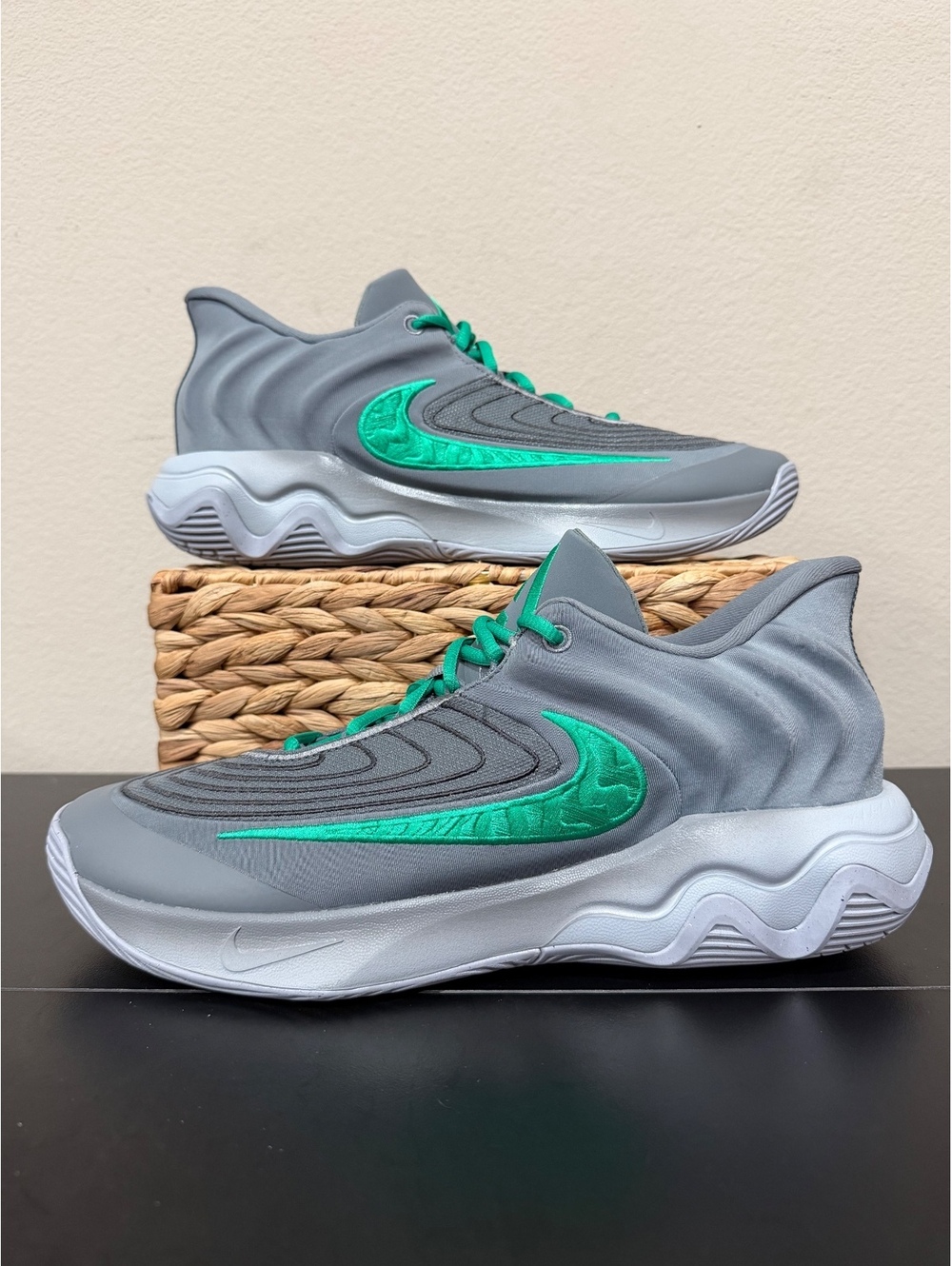 Size 12 - Nike Giannis Immortality 4 “Smoke Grey Stadium Green”